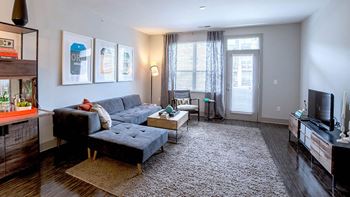 Living Room With Plenty Of Natural Light at Heritage at Oakley Square, Ohio, 45209